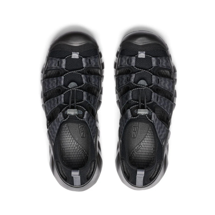 KEEN WOMEN'S HYPERPORT H2 SANDAL - BLACK/STEEL GREY