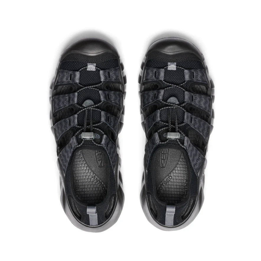 KEEN WOMEN'S HYPERPORT H2 SANDAL - BLACK/STEEL GREY