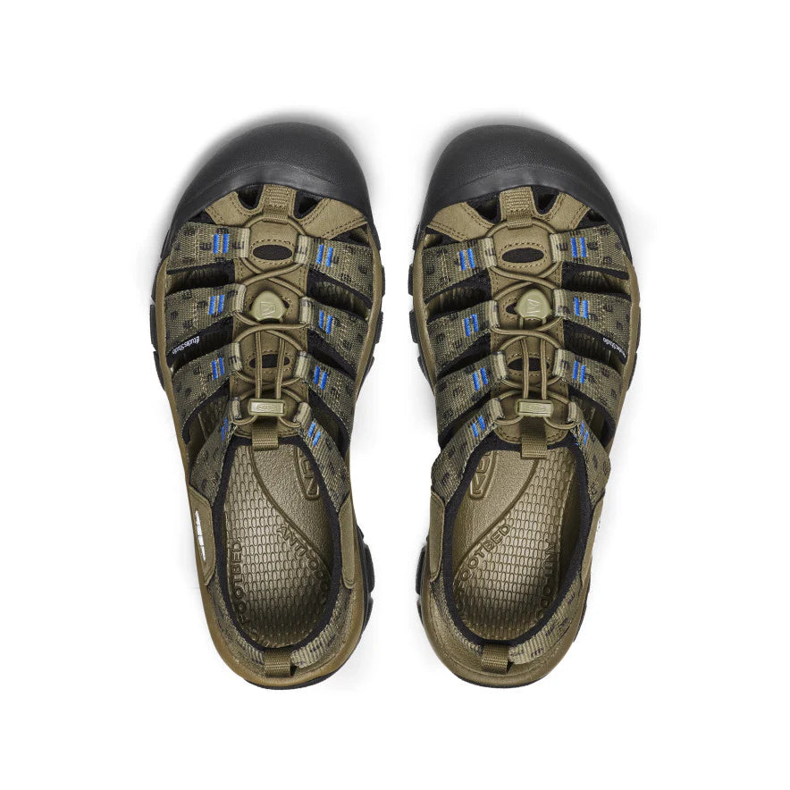 KEEN X ÉTUDES STUDIO MEN'S NEWPORT RETRO - BURNT OLIVE/BLACK