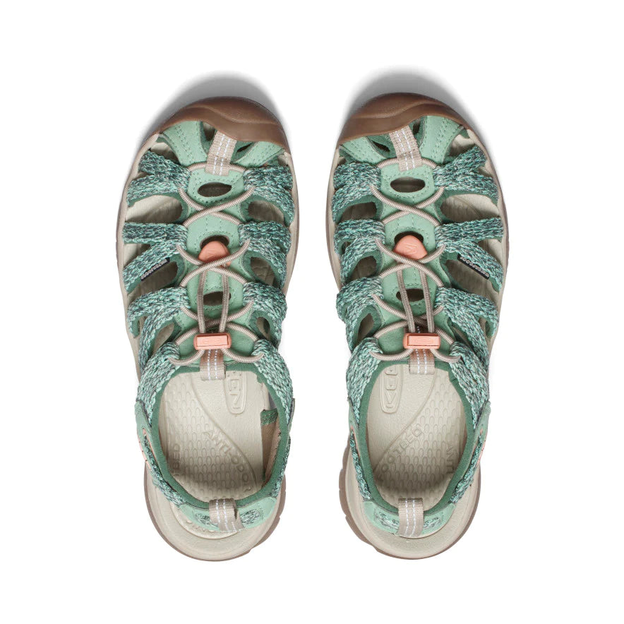 KEEN WOMEN'S WHISPER - GRANITE GREEN/PEACH PARFAIT