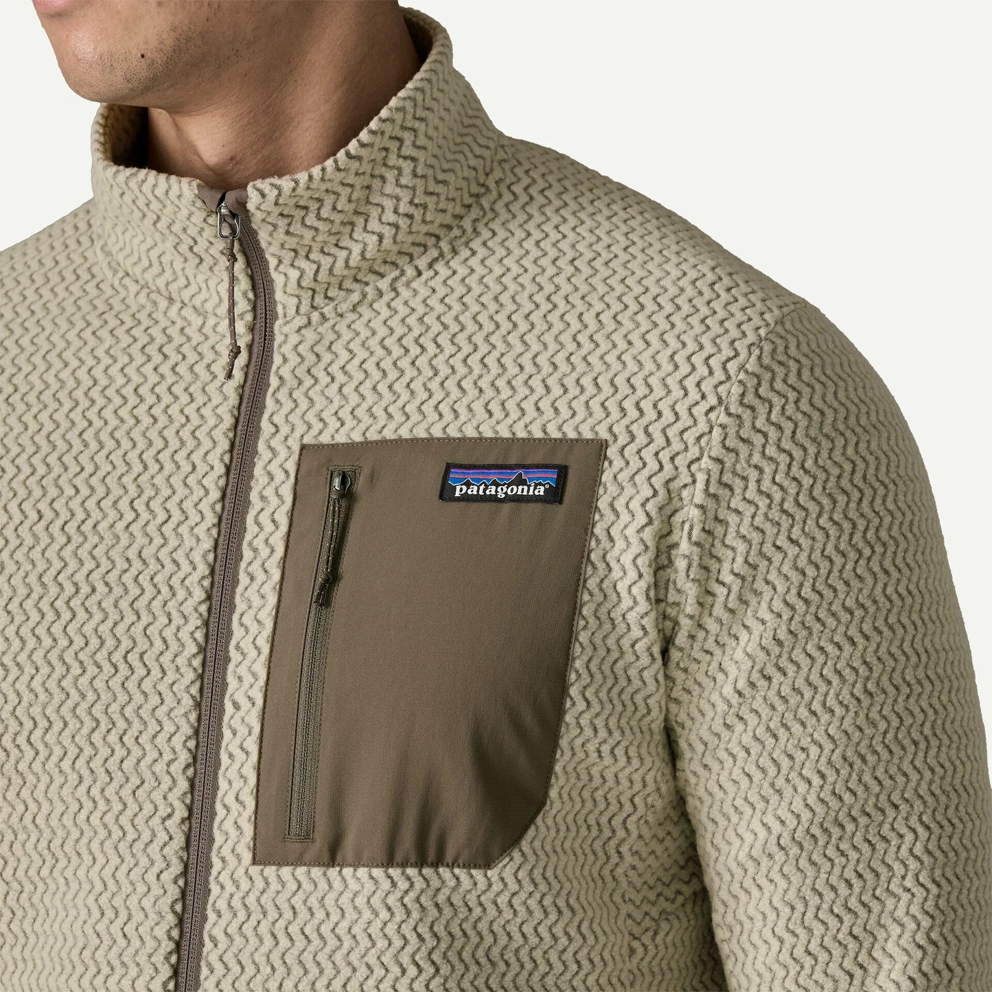 PATAGONIA M'S R1 AIR FLEECE JKT - SMOLDER BLUE