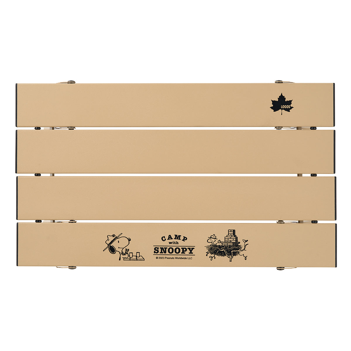 LOGOS x SNOOPY (BEAGLE SCOUTS 50YEARS) ROLL-TOP SMALL TABLE