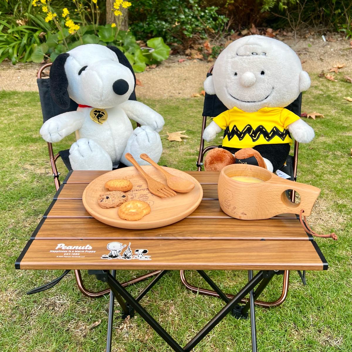 LOGOS x SNOOPY (PEANUTS 75 YEARS) ALUMINUM ROLL TOP TABLE