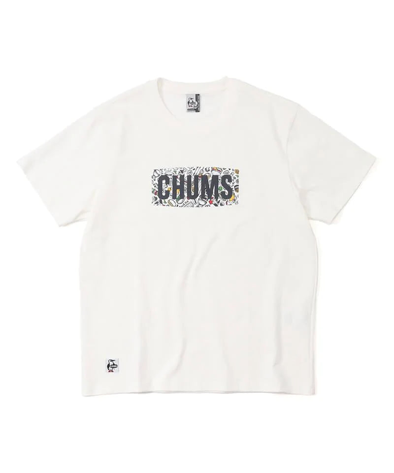 CHUMS LOGO BBQ T-SHIRT