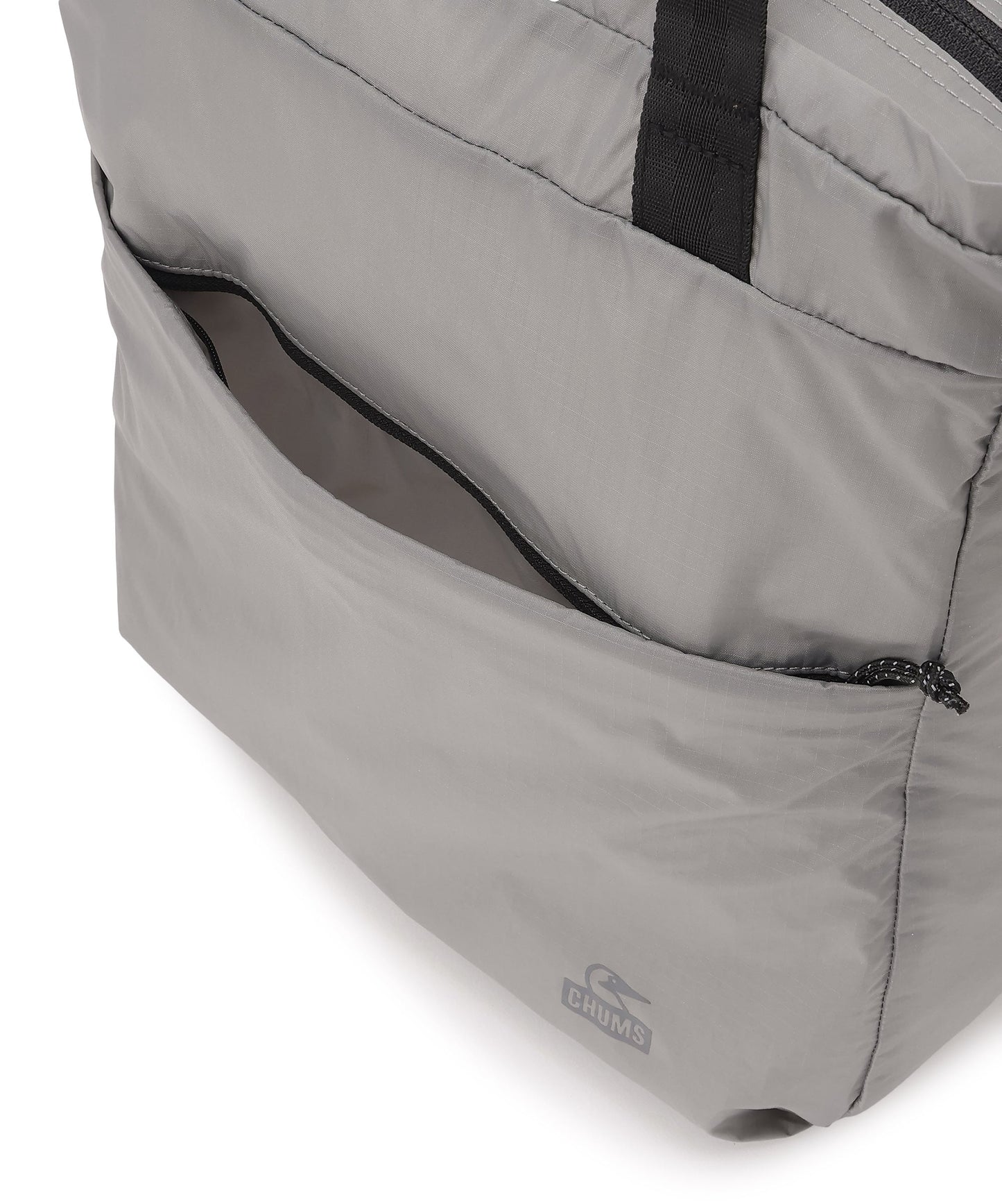 CHUMS PACKABLE 2WAY TOTE BAG - BLACK