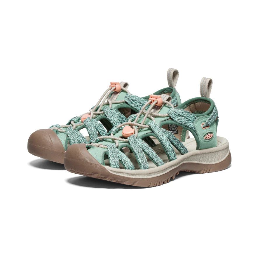KEEN WOMEN'S WHISPER - GRANITE GREEN/PEACH PARFAIT