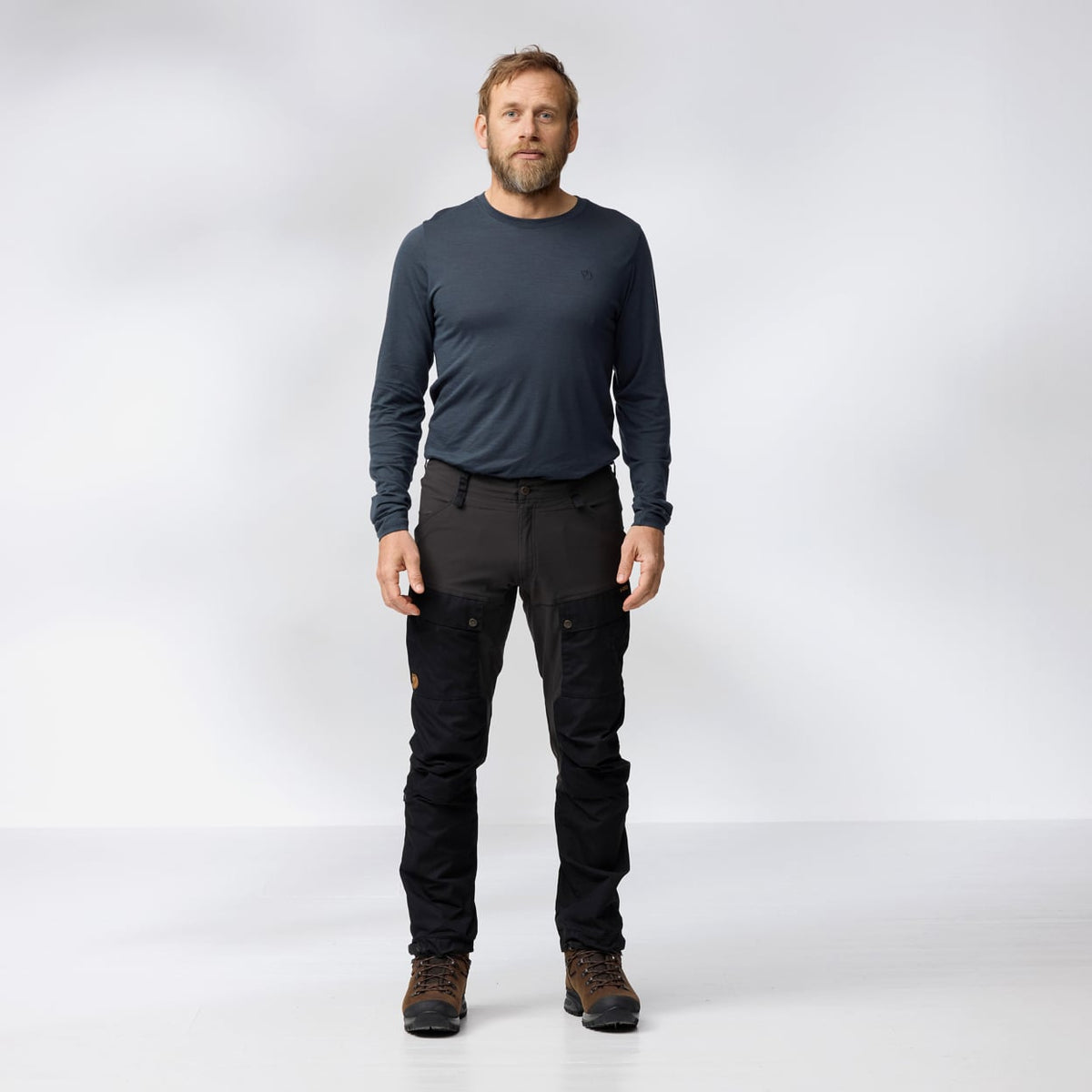 FJÄLLRÄVEN ABISKO WOOL LS M - BASALT