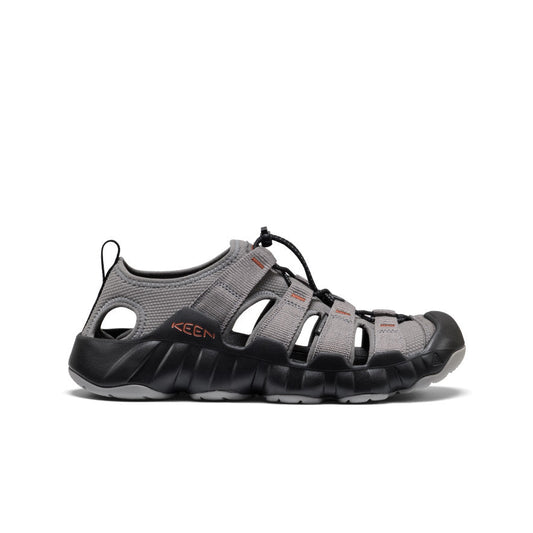 KEEN MEN'S HYPERPORT H2 SANDAL - STEEL GREY/BURNT BRICK