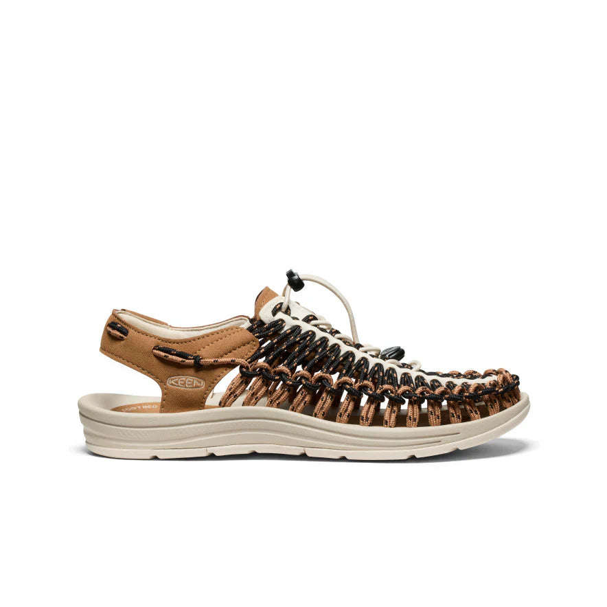KEEN MEN'S UNEEK - BLACK/CHIPMUNK