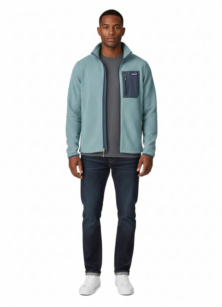 PATAGONIA M'S R1 AIR JKT - BLUE SAGE
