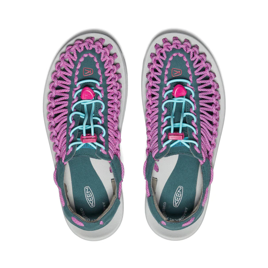 KEEN WOMEN'S UNEEK - SEA MOSS/FESTIVAL FUCHSIA