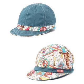 CHUMS REVERSIBLE PRINT CAP