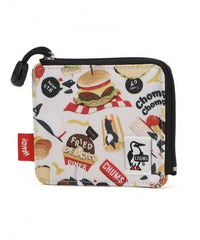 CHUMS RECYCLE L-SHAPED ZIP WALLET - FAST FOOD