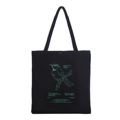 ALLMARCH TOTEBAG CHICKADEE BLACK