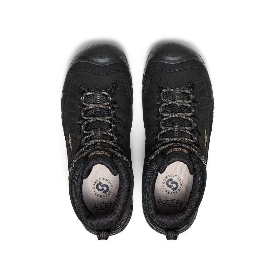 KEEN MEN'S TARGHEE IV MID WP - TRIPLE BLACK
