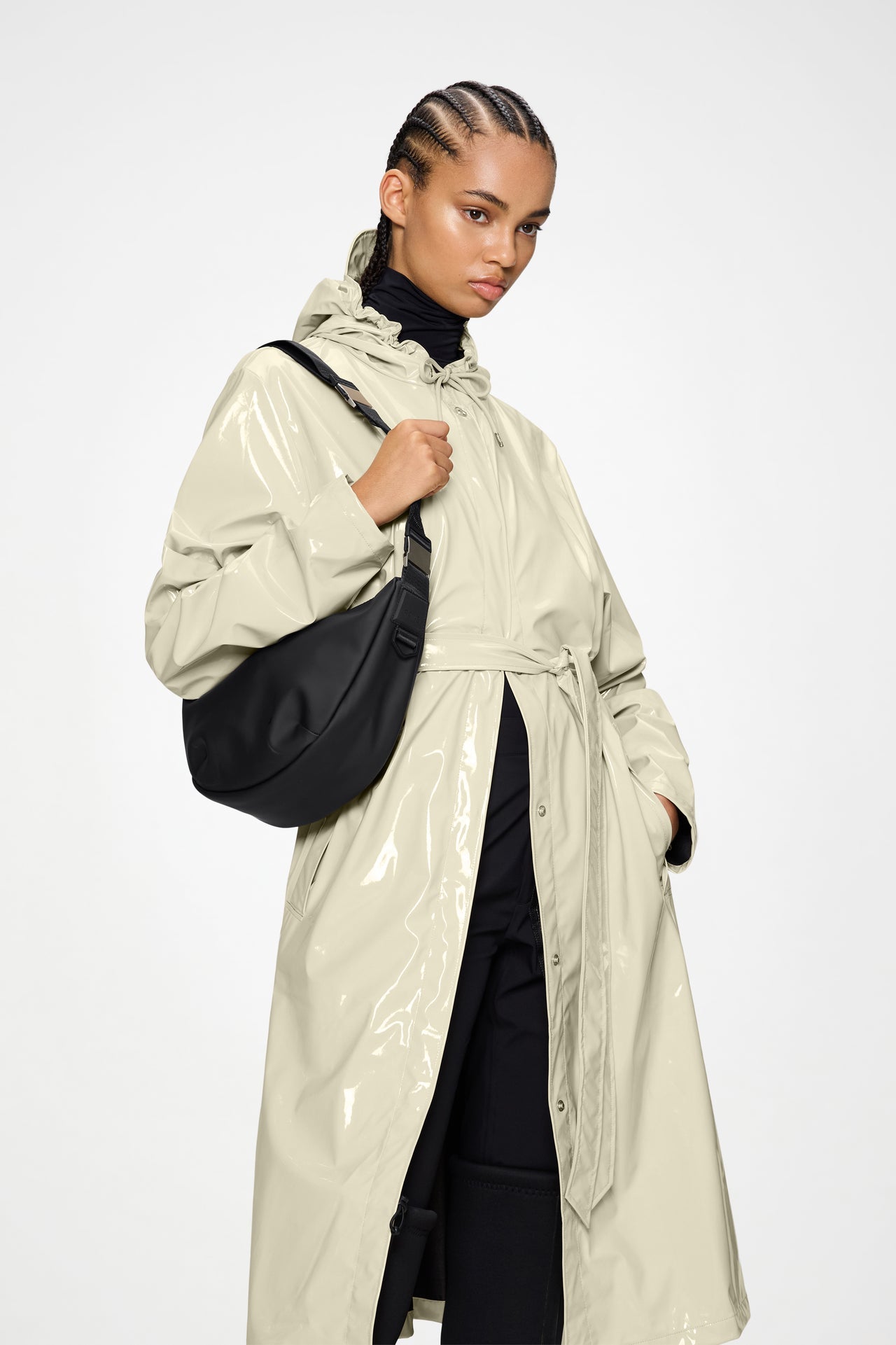 RAINS VALERA SHOULDER BAG W3 BLACK