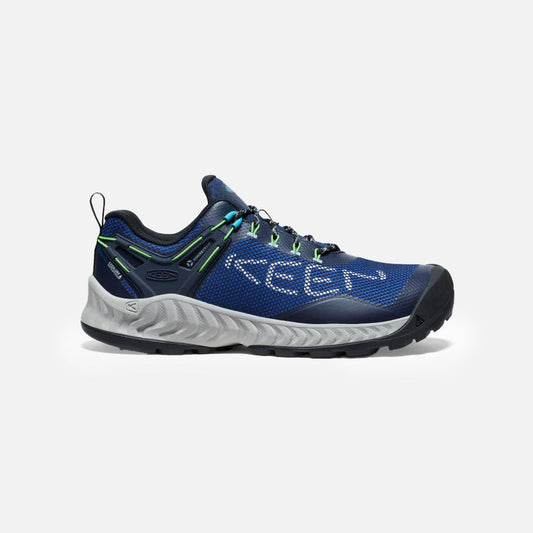 KEEN MEN'S NXIS EVO WP - SKY CAPTAIN/GREEN FLASH