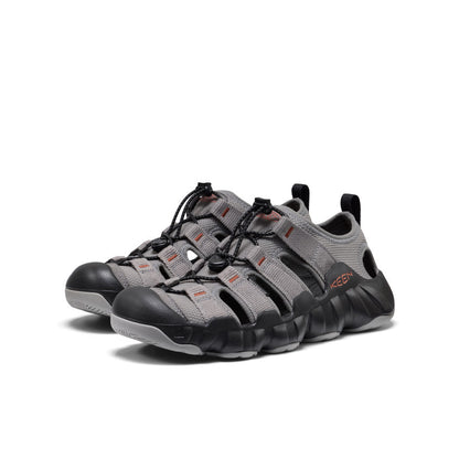 KEEN MEN'S HYPERPORT H2 SANDAL - STEEL GREY/BURNT BRICK