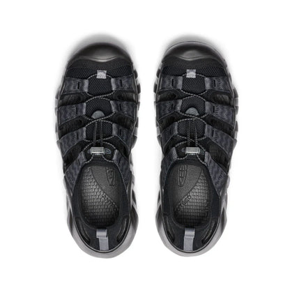 KEEN WOMEN'S HYPERPORT H2 SANDAL - BLACK/STEEL GREY