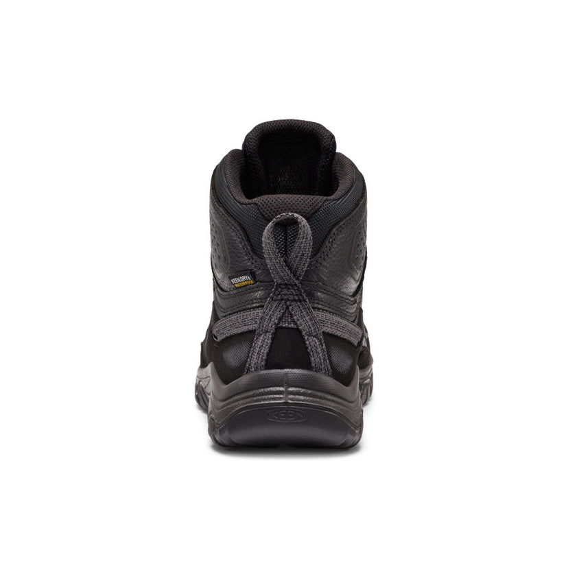 KEEN MEN'S TARGHEE IV MID WP - TUMBLED BLACK