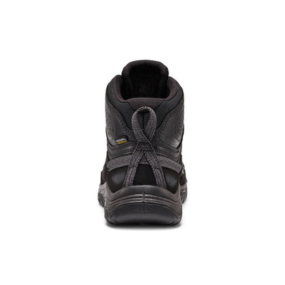 KEEN MEN'S TARGHEE IV MID WP - TUMBLED BLACK