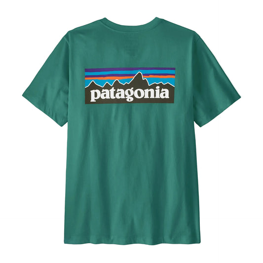PATAGONIA M'S P-6 LOGO T-SHIRT - GEM GREEN