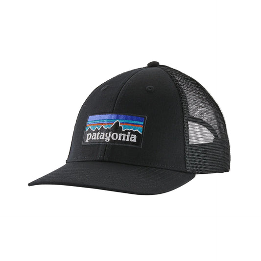 PATAGONIA P-6 LOGO LOPRO TRUCKER HAT - BLACK
