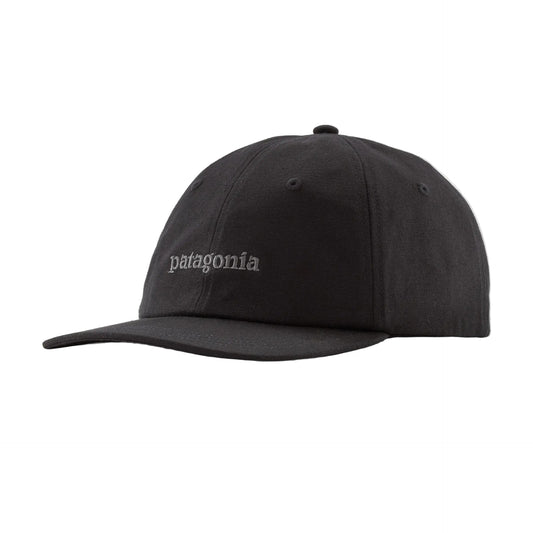 PATAGONIA FITZ ROY ICON TRAD CAP - TEXT LOGO: INK BLACK