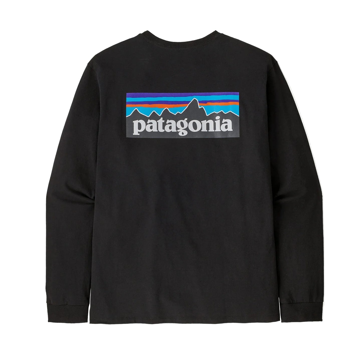 PATAGONIA M'S L/S P-6 LOGO RESPONSIBILI-TEE - BLACK