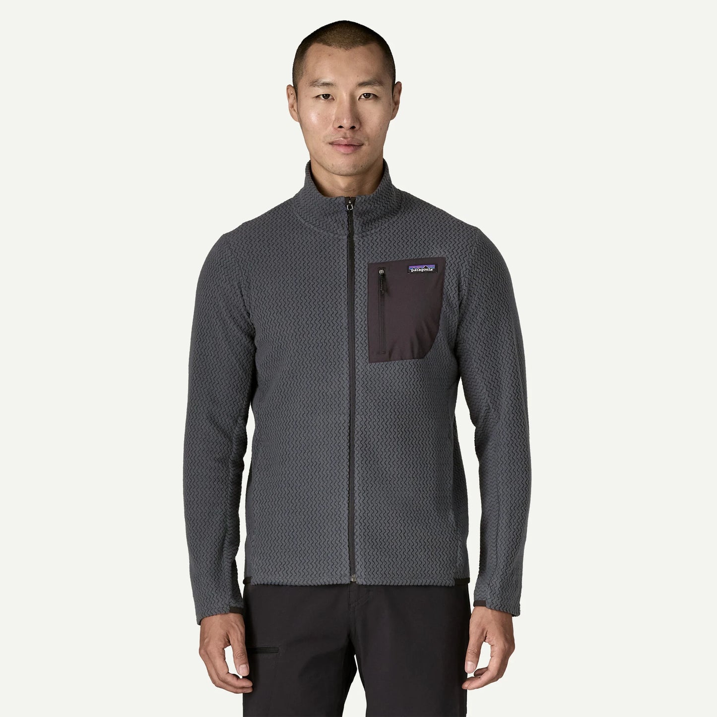 PATAGONIA M'S R1 AIR FLEECE JKT - SMOLDER BLUE