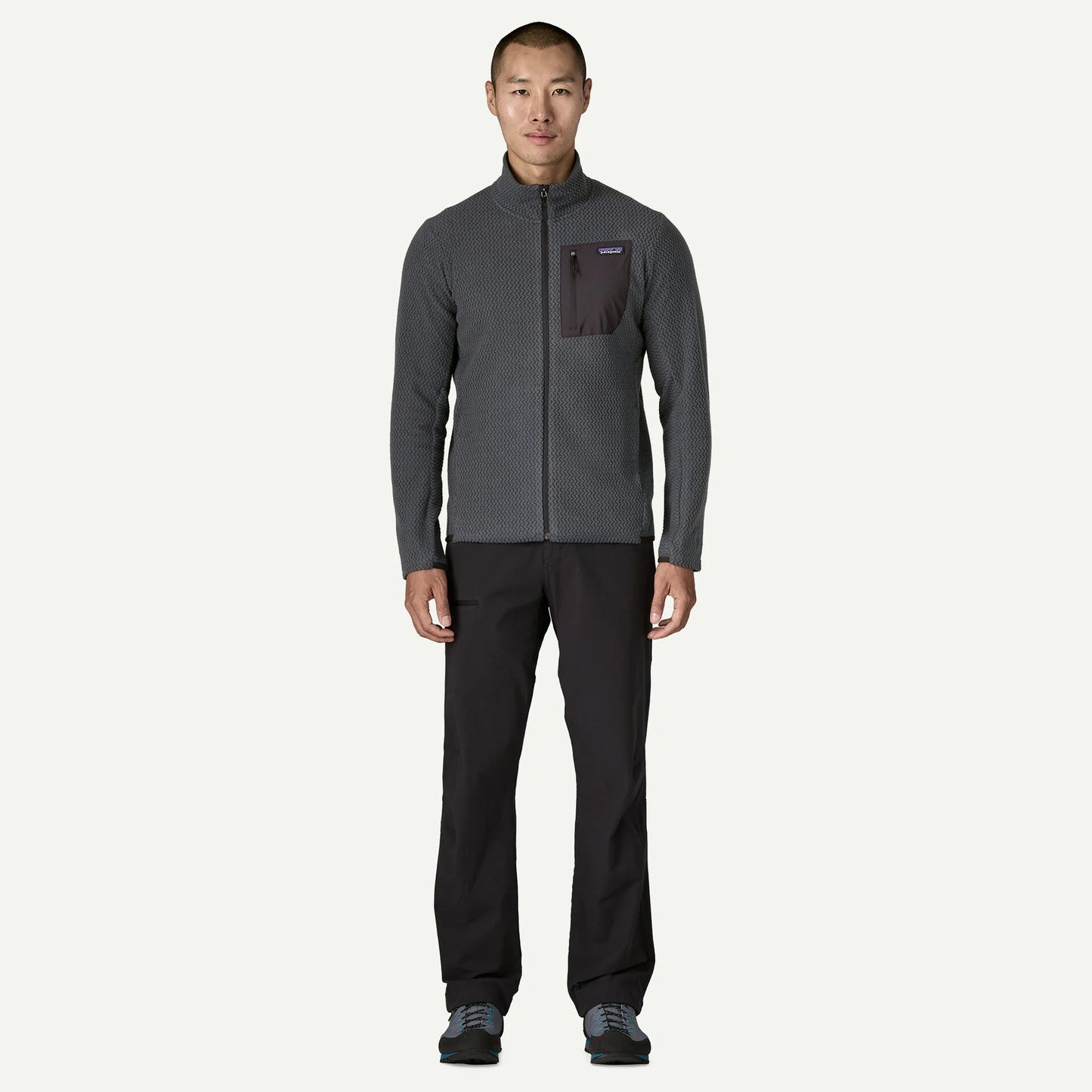 PATAGONIA M'S R1 AIR FLEECE JKT - SMOLDER BLUE
