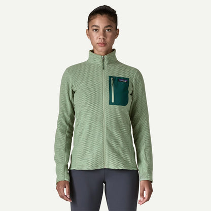 PATAGONIA W'S R1 AIR JKT - ELLWOOD GREEN
