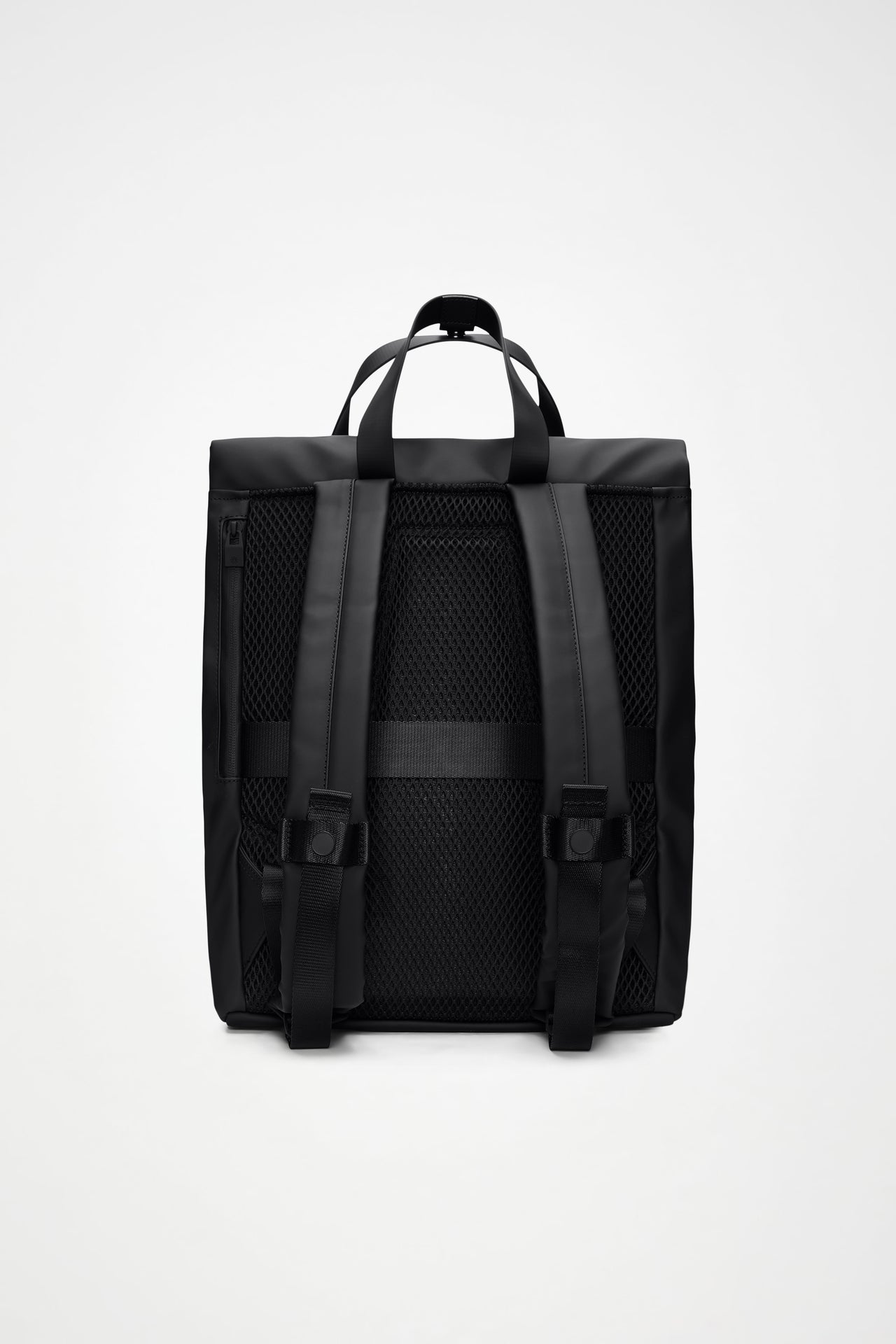 RAINS 2 WAY TOTE BACKPACK W3 BLACK GRAIN