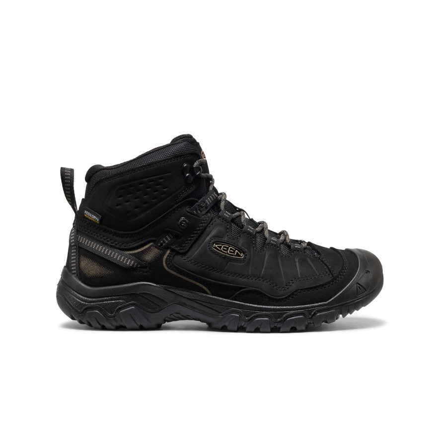 KEEN MEN'S TARGHEE IV MID WP - TRIPLE BLACK