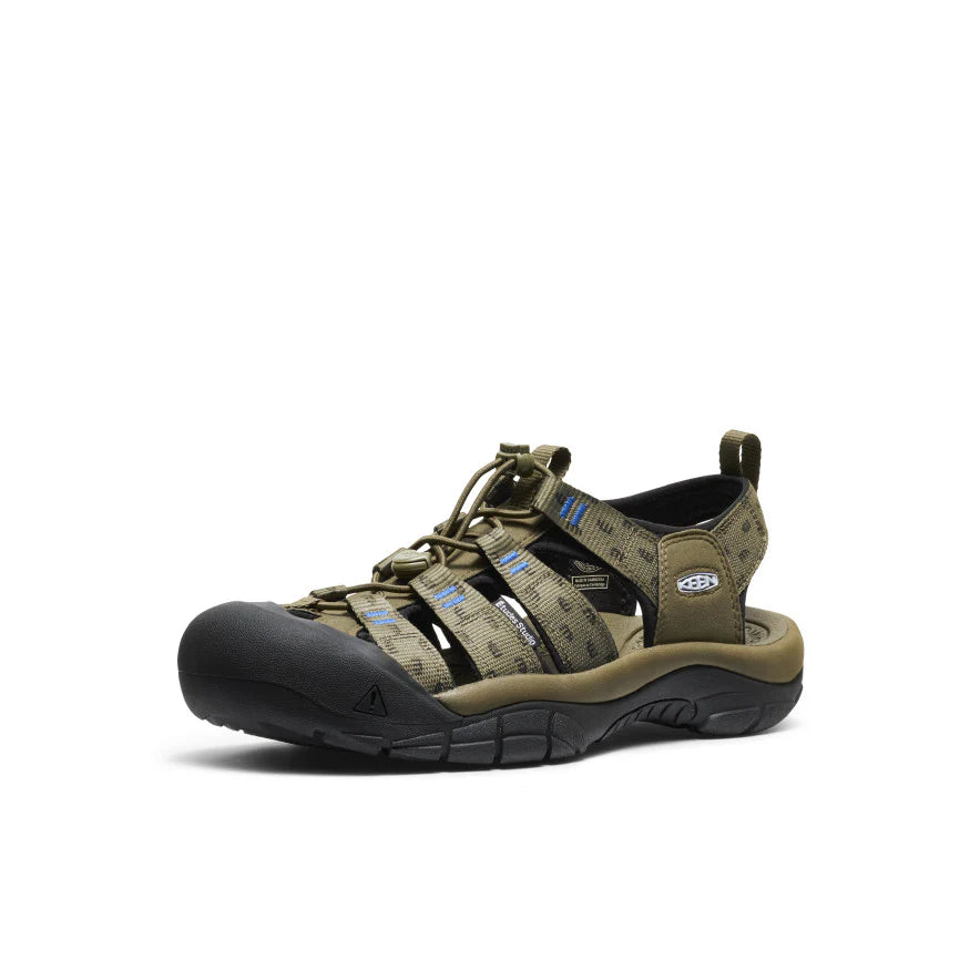 KEEN X ÉTUDES STUDIO MEN'S NEWPORT RETRO - BURNT OLIVE/BLACK