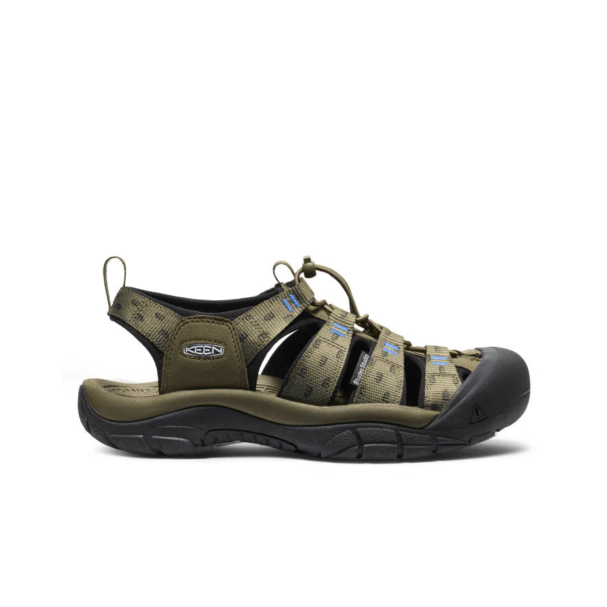 KEEN X ÉTUDES STUDIO MEN'S NEWPORT RETRO - BURNT OLIVE/BLACK