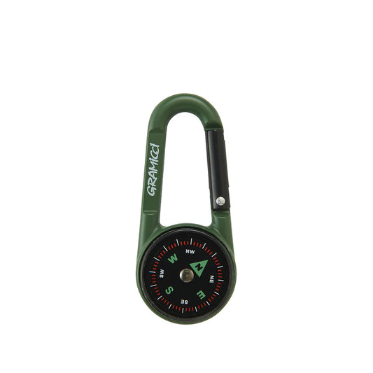 GRAMICCI CARABINER COMPASS OLIVE