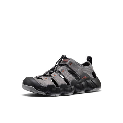 KEEN MEN'S HYPERPORT H2 SANDAL - STEEL GREY/BURNT BRICK