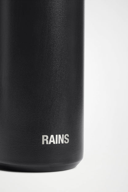 RAINS INSULATED FLASK 500ML BLACK