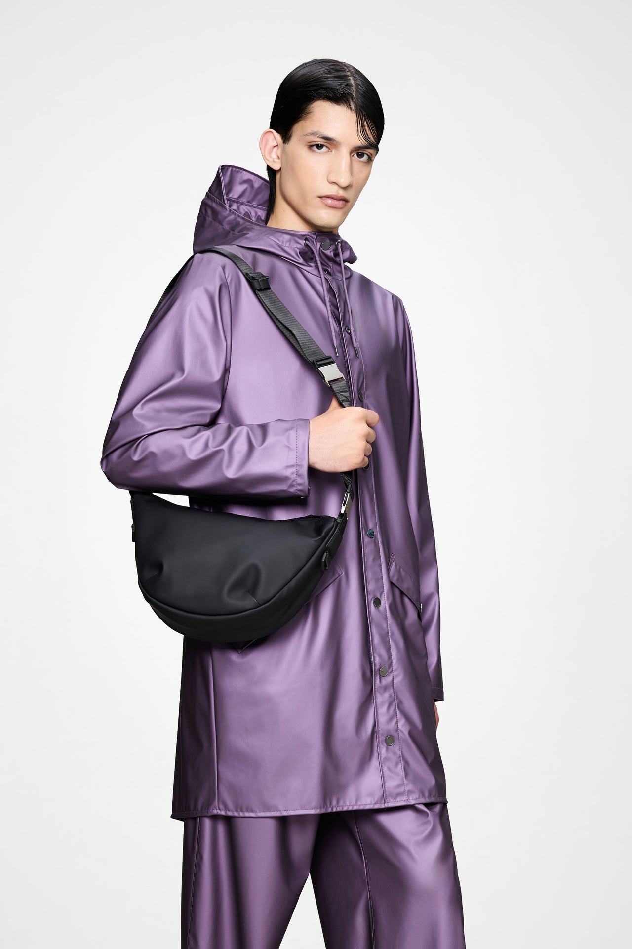 RAINS VALERA SHOULDER BAG W3 BLACK