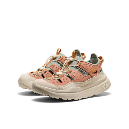 KEEN WOMEN'S WK450 SANDAL - CORK/ICEBERG GREEN