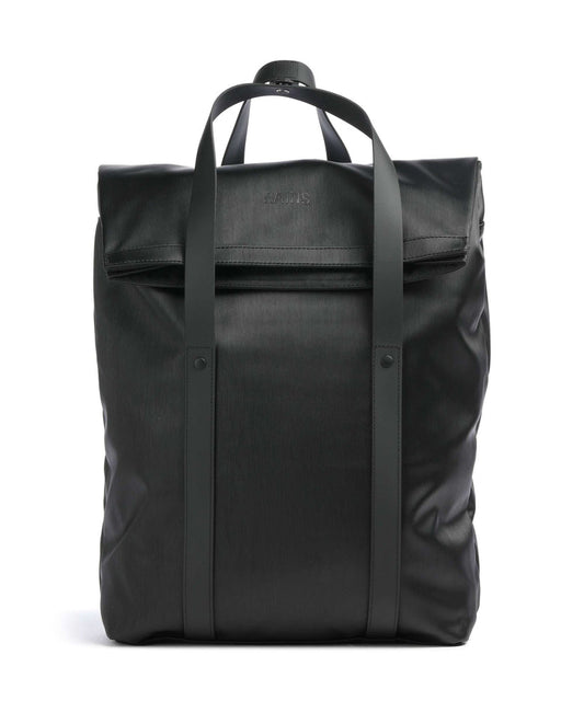 RAINS 2 WAY TOTE BACKPACK W3 BLACK GRAIN