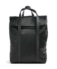 RAINS 2 WAY TOTE BACKPACK W3 BLACK GRAIN