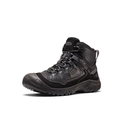 KEEN MEN'S TARGHEE IV MID WP - TUMBLED BLACK