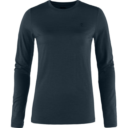 FJALLRAVEN ABISKO LOGO WOOL LS W