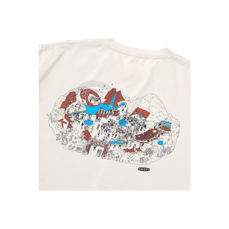KEEN HARVEST PARK TEE WHITE CAP