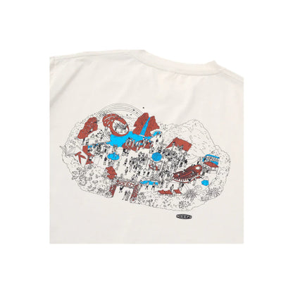 KEEN HARVEST PARK TEE WHITE CAP