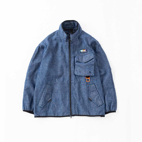 MANASTASH MH RIP JACKET INDIGO