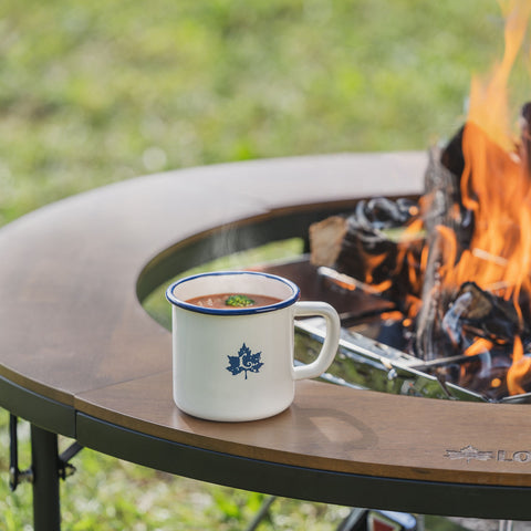 LOGOS ENAMEL SOUP MUG