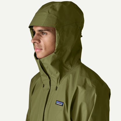 PATAGONIA M'S TORRENTSHELL 3L RAIN JKT - CAPER GREEN
